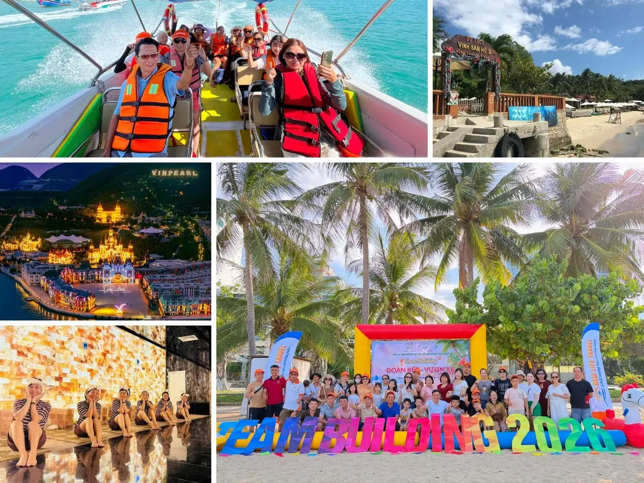 Lịch trình Tour Teambuilding Nha Trang 1 ngày với nhiều địa điểm vui chơi